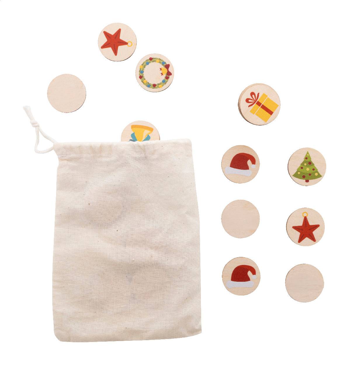 Junoppi vianočné pexeso, hnedá Natural