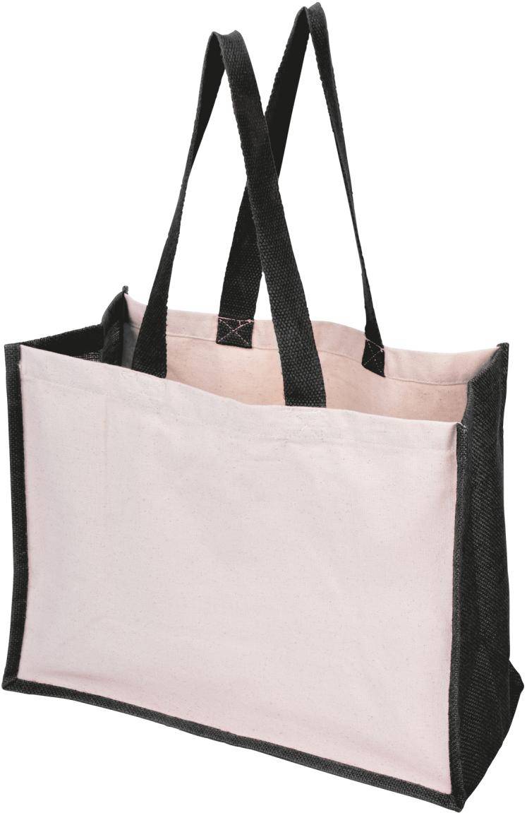 Jutová nákupná taška" Future", čierna