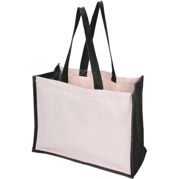 "Jutová nákupní taška ""Future"", černá" "Jutová nákupní taška ""Future"", černá"