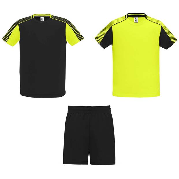 Juve detská športová sada, žltá Fluor - čierna, 4 Juve detská športová sada, žltá Fluor - čierna, 4