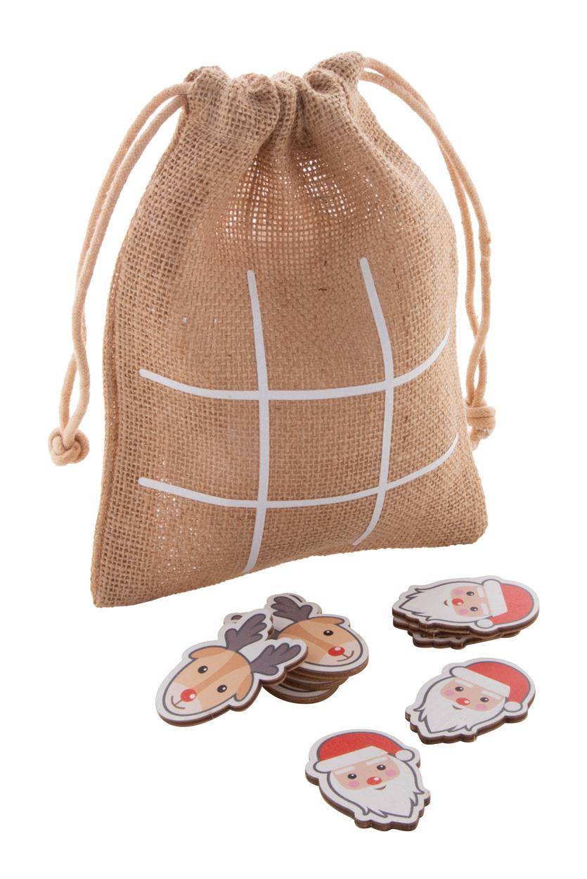 Juxo Vánoční sušenky, Santa Claus a soby, hnědá přírodní