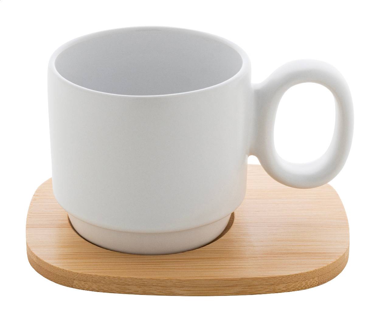 Kaguya keramický hrnček, biela