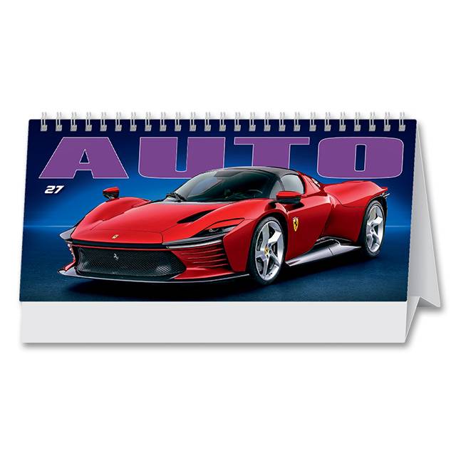 Kalendář 2027 stolní: AUTO
