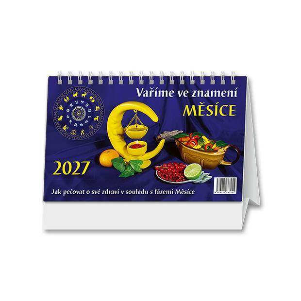 Kalendář 2027 stolní: VAŘÍME VE ZNAMENÍ MĚSÍCE Kalendář 2027 stolní: VAŘÍME VE ZNAMENÍ MĚSÍCE