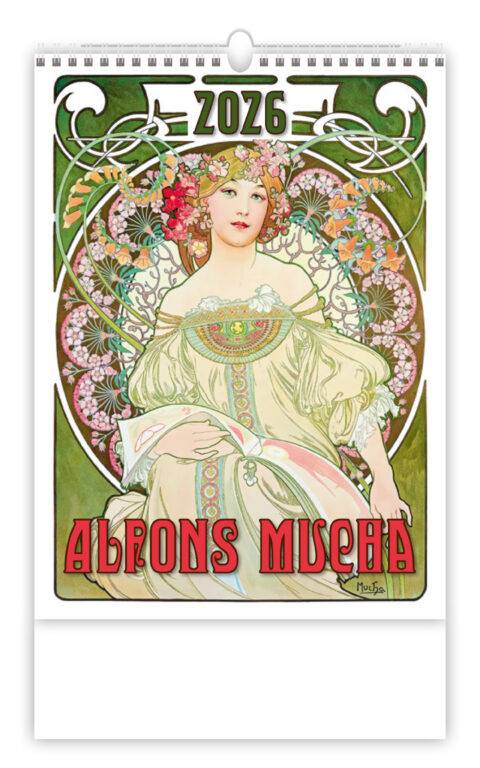 Kalendár Alfons Mucha, 2026