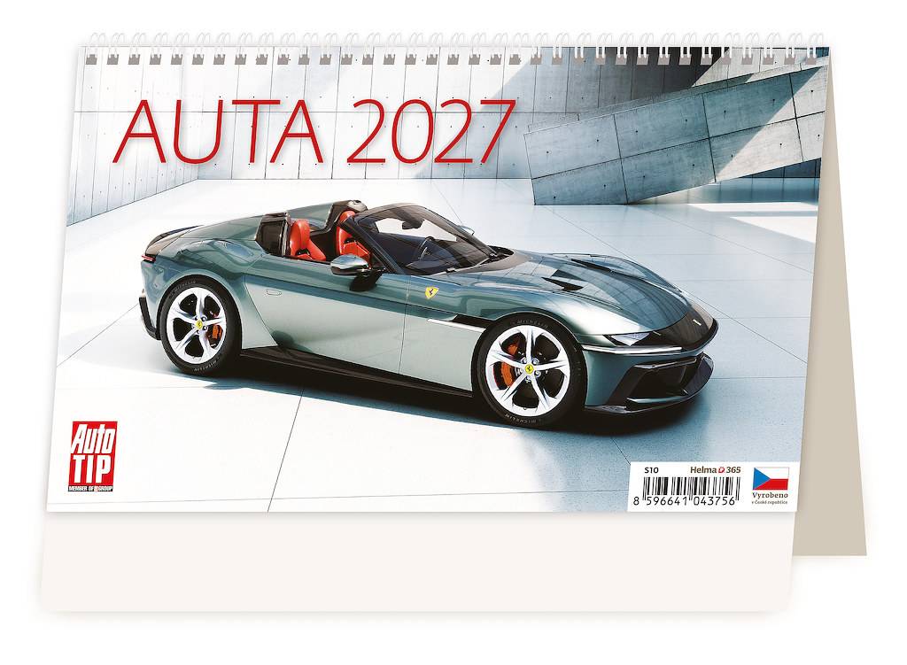 Kalendář Auta, 2027