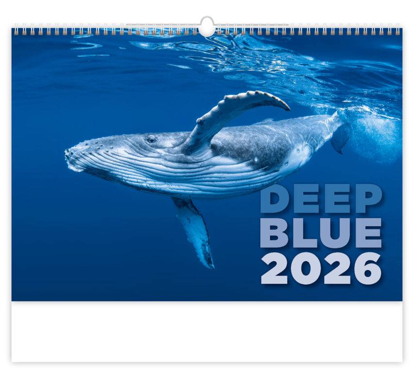 Kalendár Deep Blue, 2026
