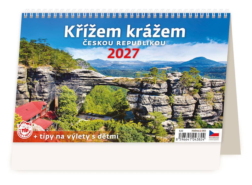 Kalendář Křížem krážem Českou republikou