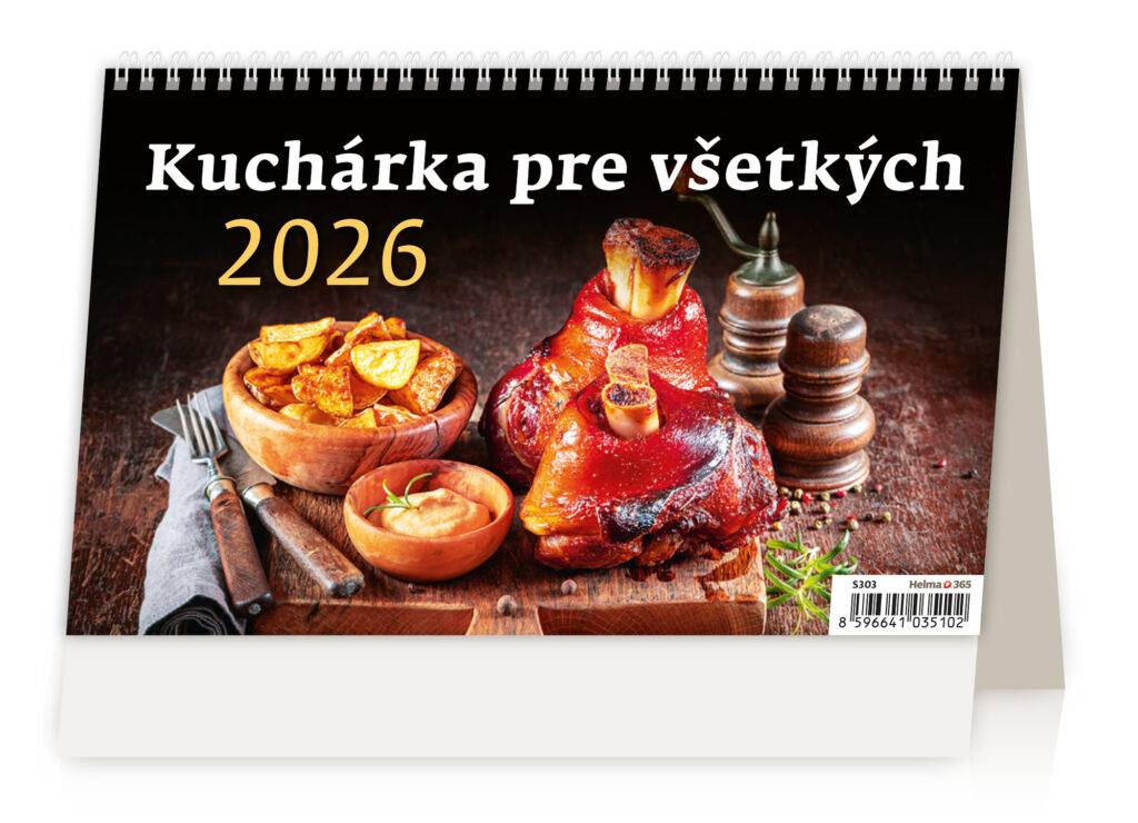 Kalendár Kuchárka pre všetkých, 2026