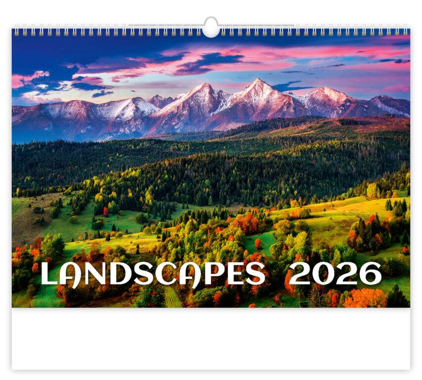 Kalendár Landscapes, 2026