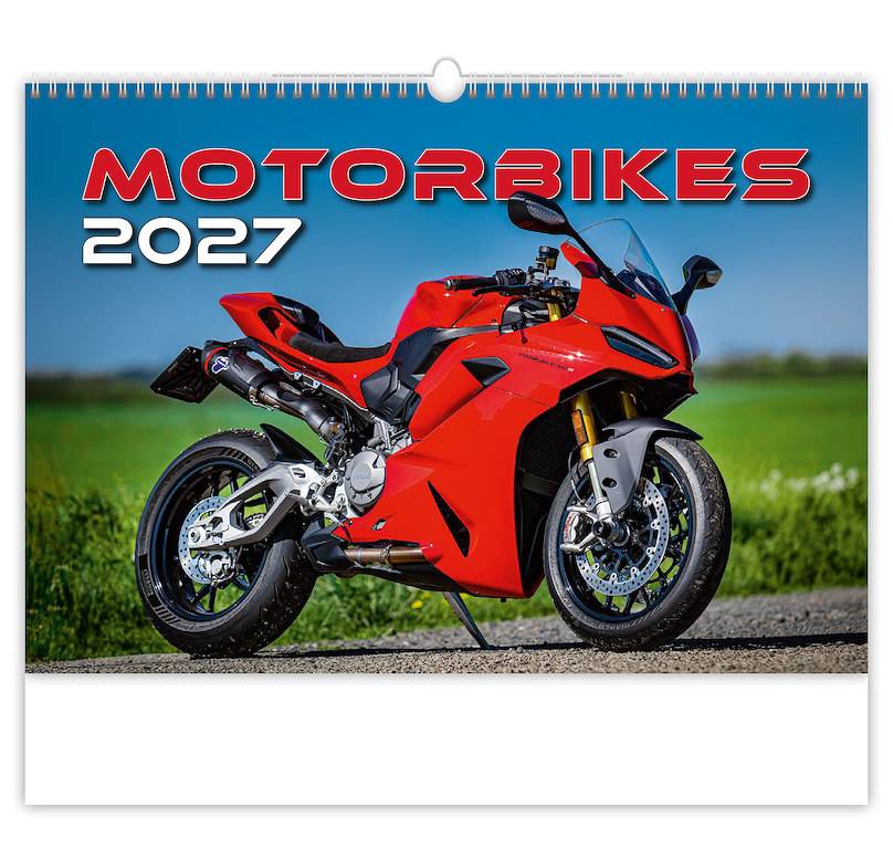 Kalendár Motorbikes, 2027