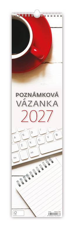 Kalendář Poznámková vázanka, 2027