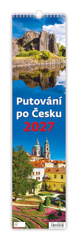 Kalendář Putování po Česku - vázanka