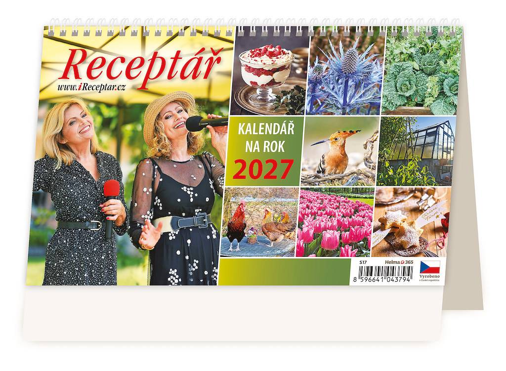 Kalendář Receptář, 2027