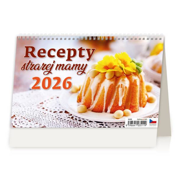 Kalendár Recepty starej mamy, 2026 Kalendár Recepty starej mamy, 2026