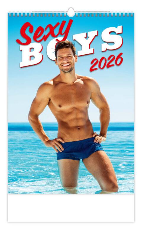 Kalendár Sexy Boys, 2026
