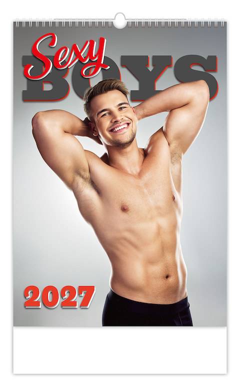 Kalendár Sexy Boys, 2027