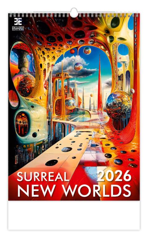 Kalendár Surreal New Worlds, 2026