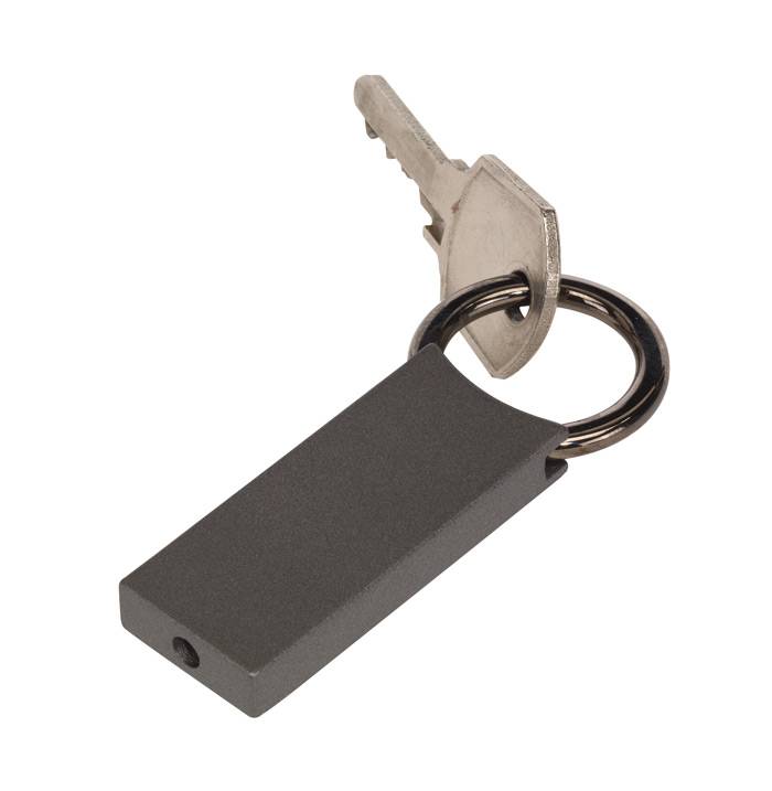 KALIN kovový prívesok na kľúče, matná