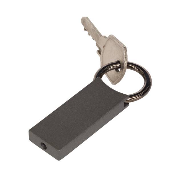 KALIN kovový prívesok na kľúče, matná KALIN kovový prívesok na kľúče, matná