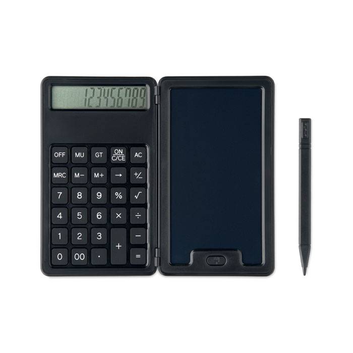 Kalkulačka s LCD tabletom, čierna
