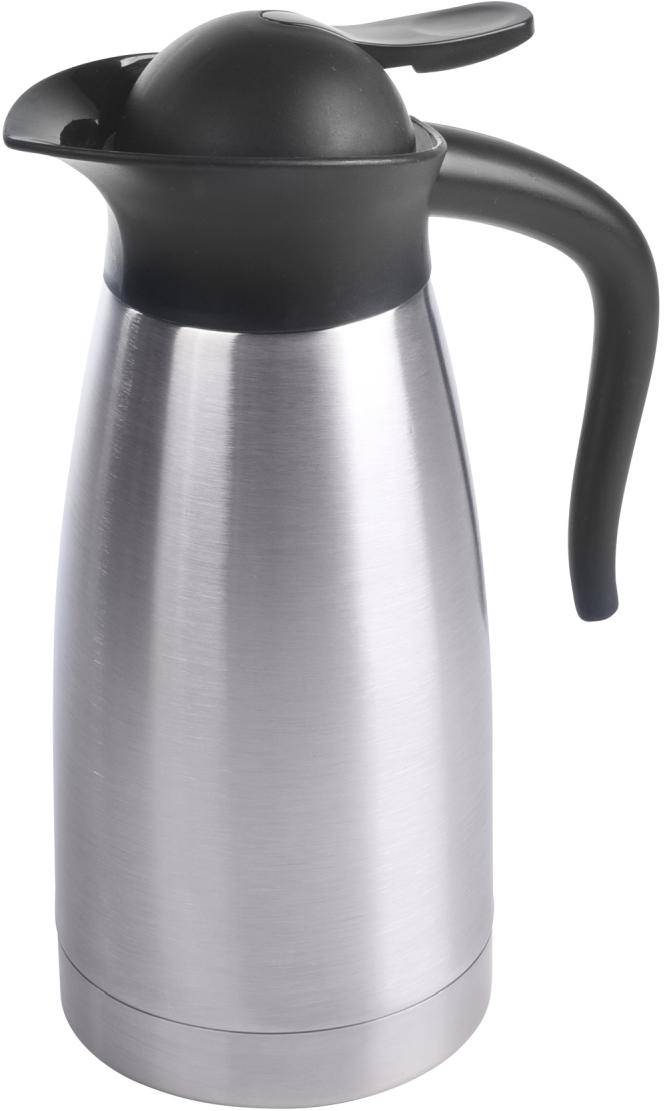 Kanvica na kávu "Awake", 1000ml, sivá strieborná