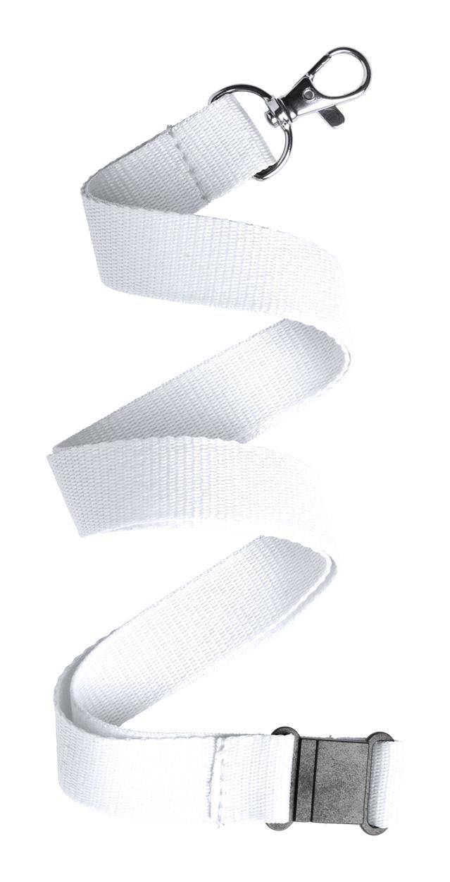 Kappin šnúrka na krk, biela