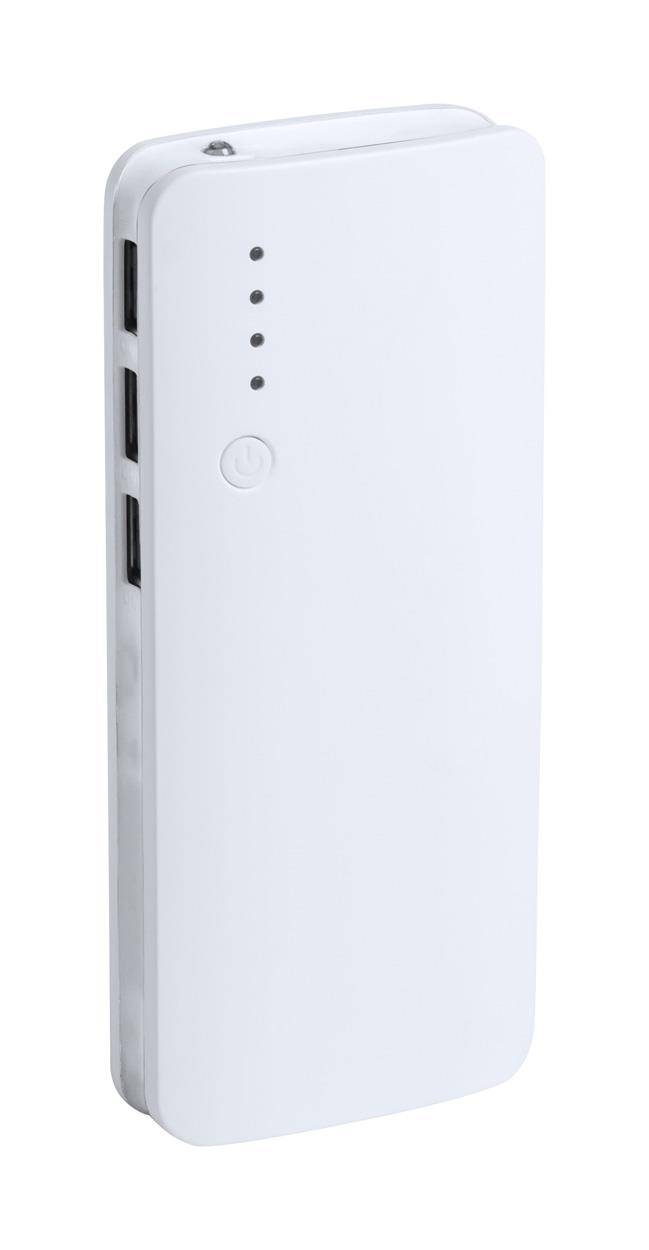 Kaprin power banka, biela