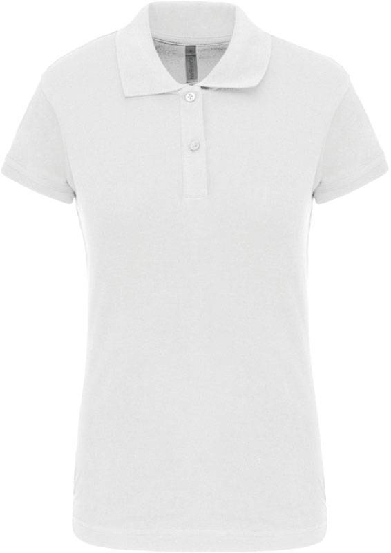Kariban | K240, Dámske elastické piqué polo "Brooke", biela, XS