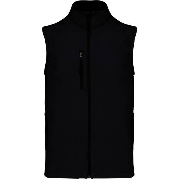Kariban | K403, Pánska 3-vrstvá softshellová vesta, čierna, XXL Kariban | K403, Pánska 3-vrstvá softshellová vesta, čierna, XXL