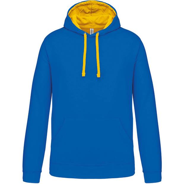 Kariban | K446, Kontrastná mikina s kapucňou, modrá Light Royal - žltá, XS Kariban | K446, Kontrastná mikina s kapucňou, modrá Light Royal - žltá, XS