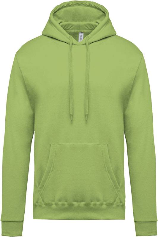 Kariban | K476, Pánska mikina s kapucňou, zelená Lime, XXL