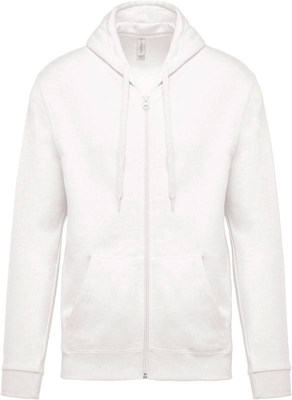 Kariban | K479, Mikina s kapucňou, biela, 4XL