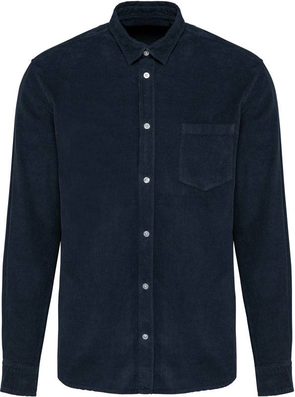 modrá Washed Dark Navy