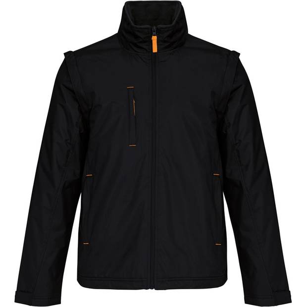 Kariban|K639, 2-v-1 bunda s odním. rukávmi, čierna-oranžová-čierna, 3XL Kariban|K639, 2-v-1 bunda s odním. rukávmi, čierna-oranžová-čierna, 3XL