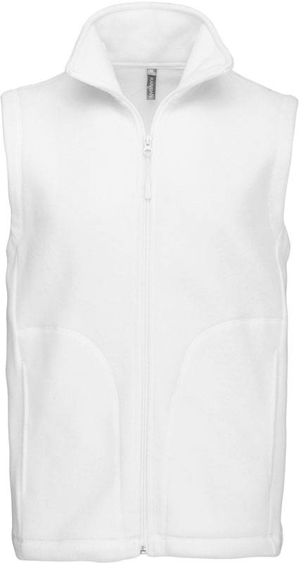 Kariban | K913, Mikrofleecová vesta "Luca", bílá, S
