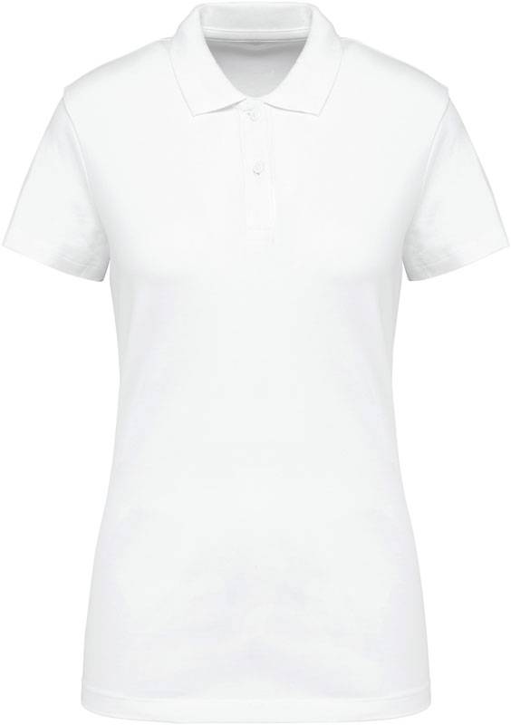 Kariban Premium | PK201, Dámske elastické piqué polo Supima®, biela, XS