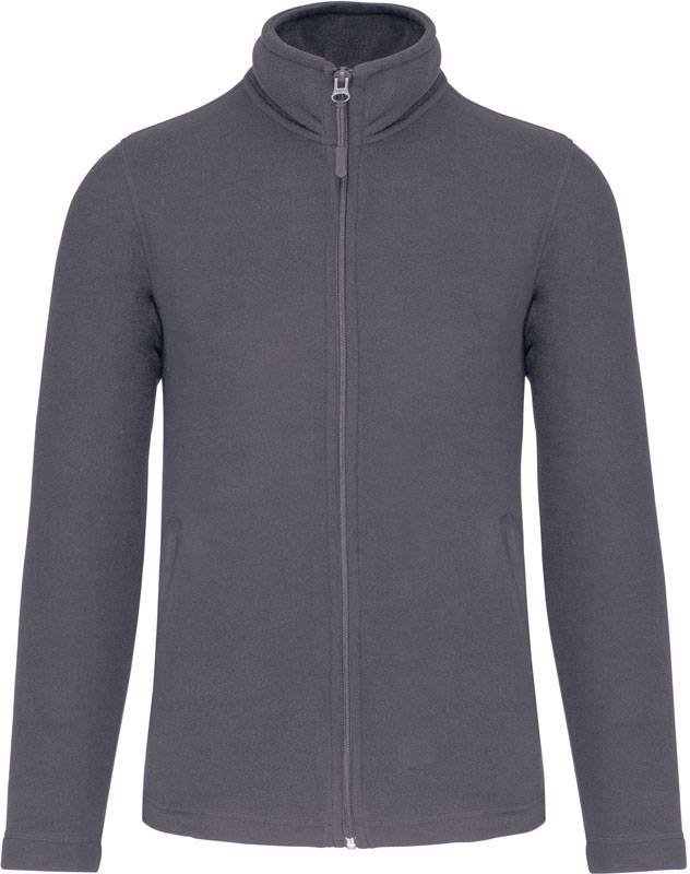 Kariban|WK903, Bunda Heavy Workwear Microfleece, sivá Convoy, L