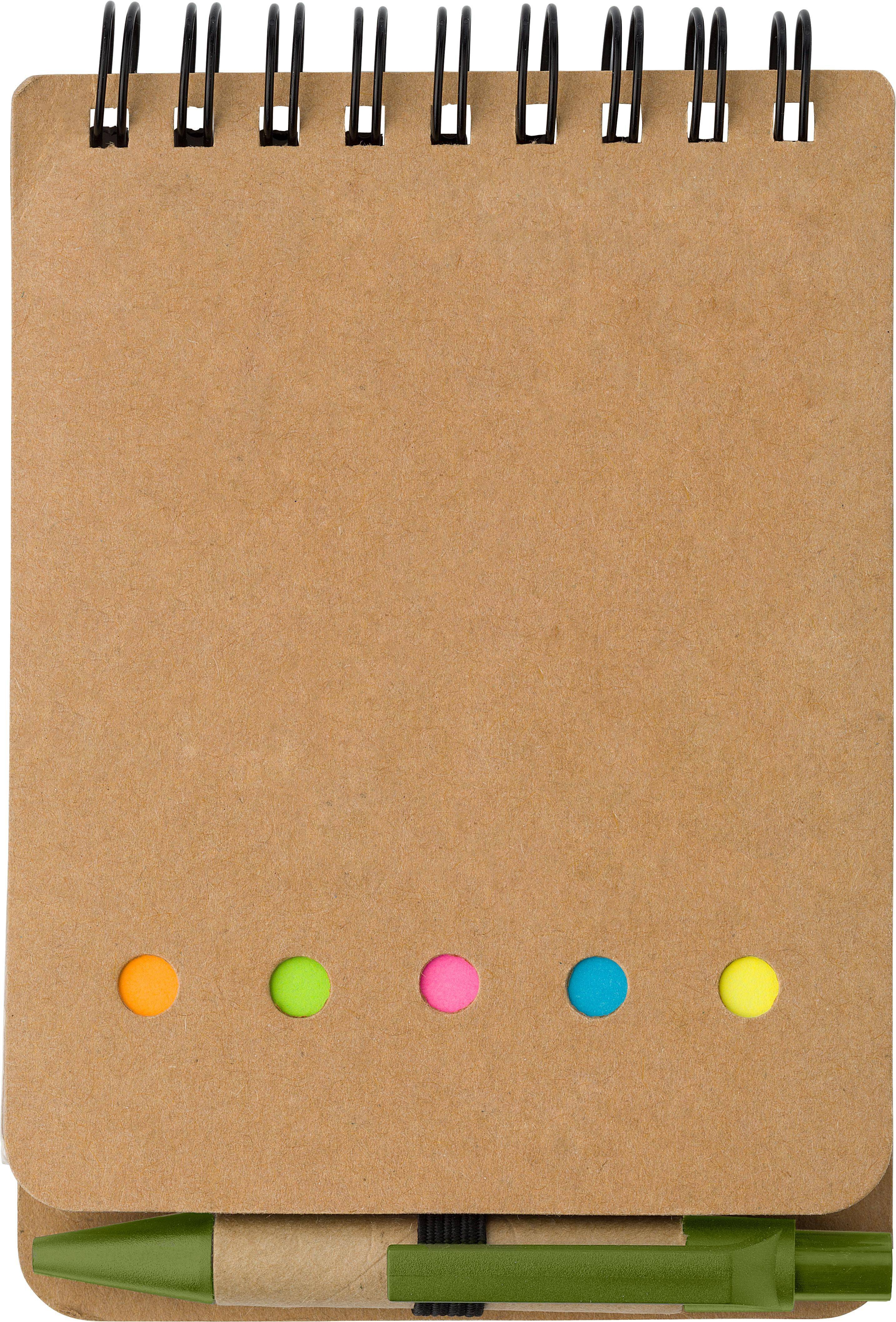 Kartónový priečinok na poznámky Rodrigo, zelená Light