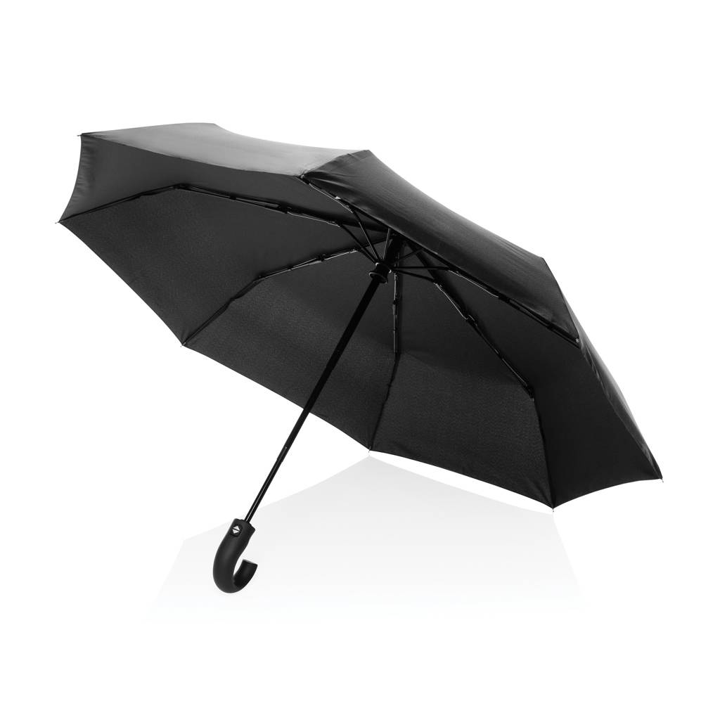 KENTO URBAN 21" AWARE™ 190T RPET dáždnik s auto otv./zatv., čierna