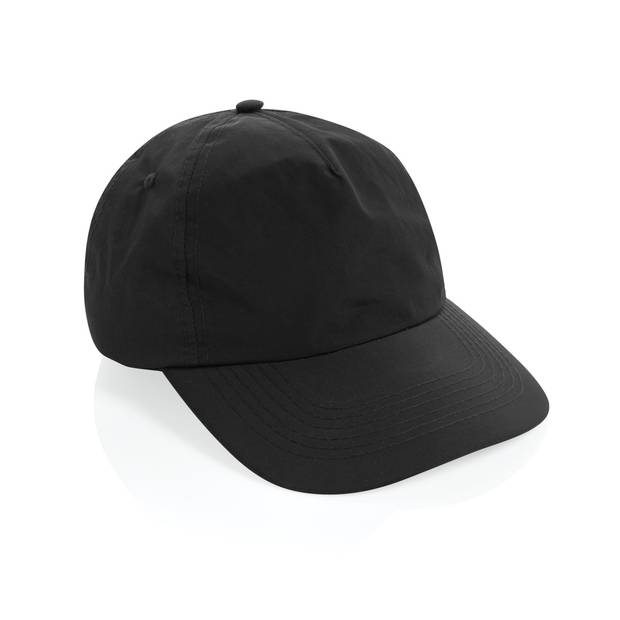 KENTO URBAN RCS dobrodružná 5-panel. šiltovka z rec. nylonu, čierna KENTO URBAN RCS dobrodružná 5-panel. šiltovka z rec. nylonu, čierna