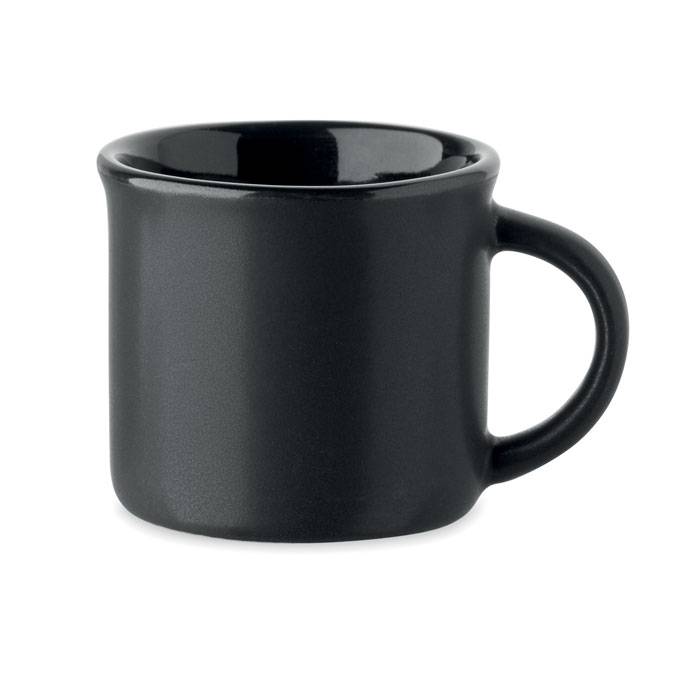 Keramický espresso hrnček 40 ml, čierna