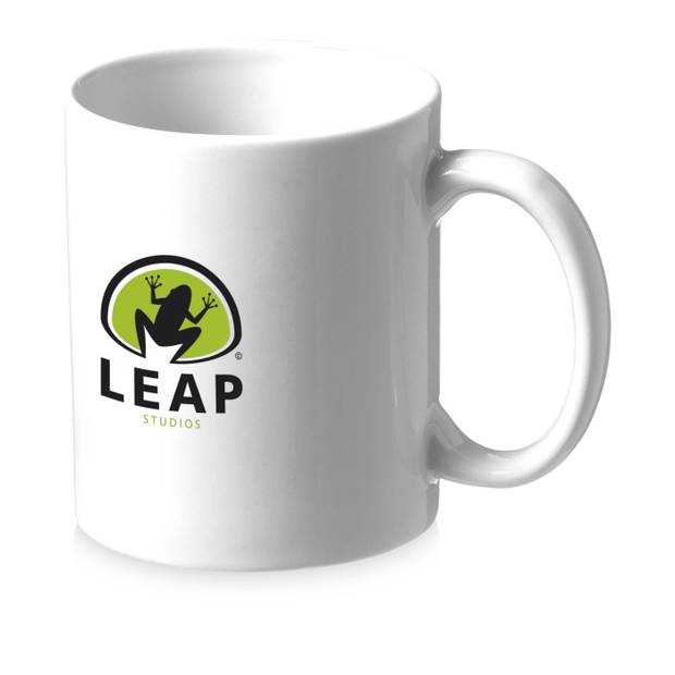 Keramický hrnček, 330 ml, biela Keramický hrnček, 330 ml, biela