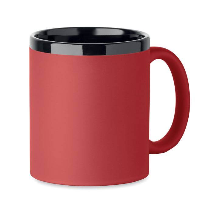 Keramický hrnček na laser 300ml, červená