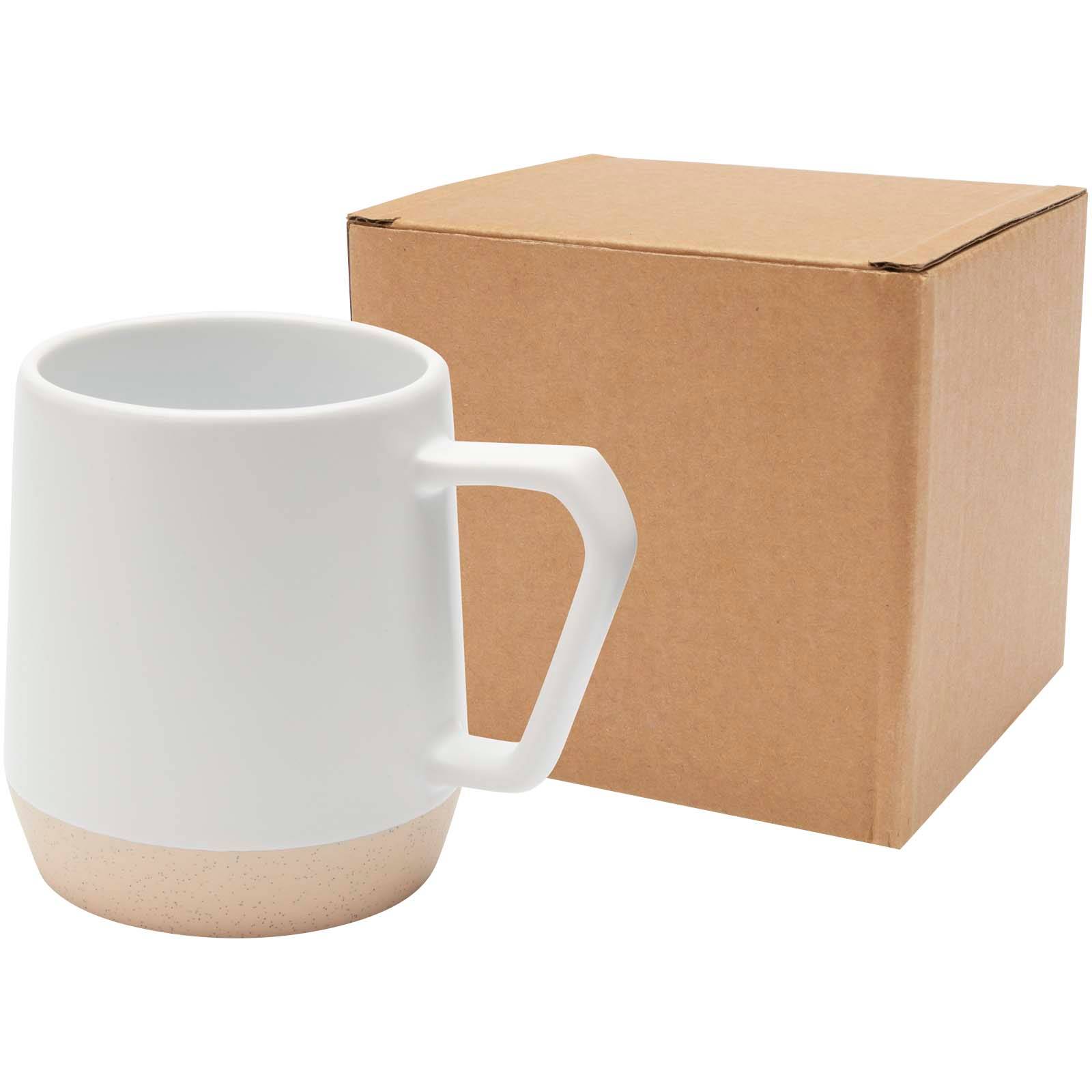 Keramický hrnček s objemom 300 ml s matným povrchom Dolce, biela