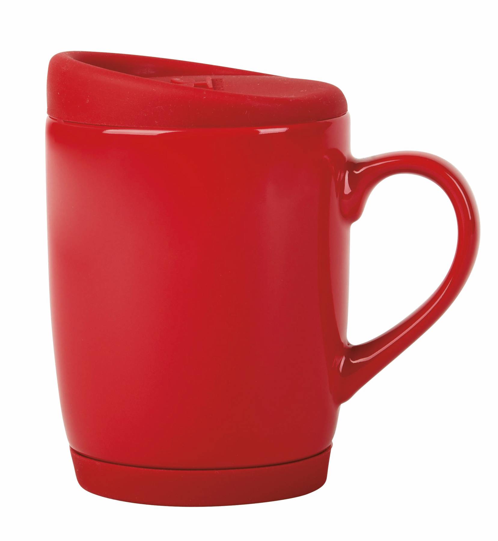 Keramický hrnek "Easy Day", 350ml, červený