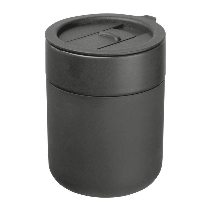 Keramický pohár so silikónovým povrchom, 340ml, sivá Anthracite