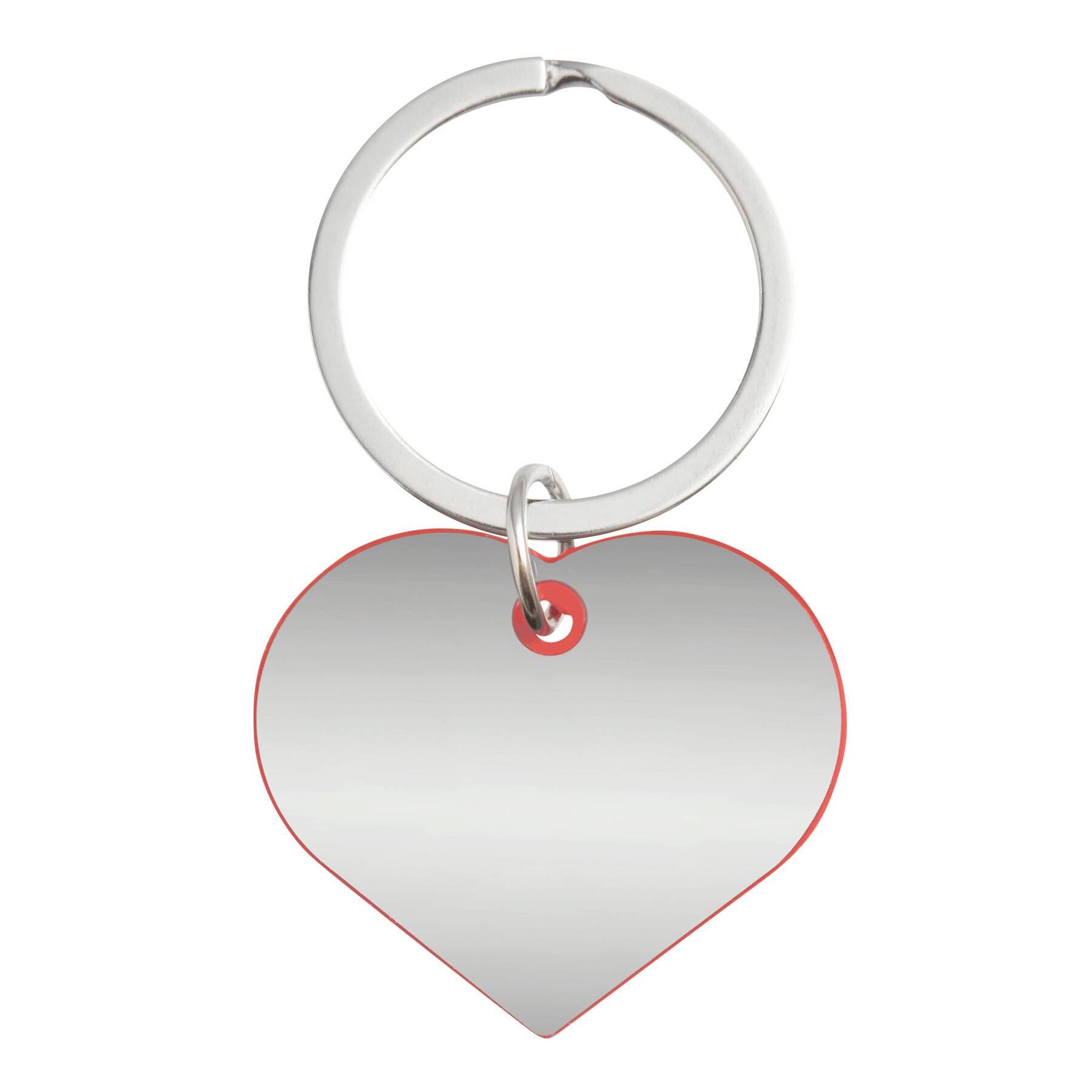 Kľúčenka EVERSTASTING LOVE, červená - sivá Silver