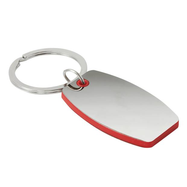 Kľúčenka MIRROR, červená - sivá Silver Kľúčenka MIRROR, červená - sivá Silver