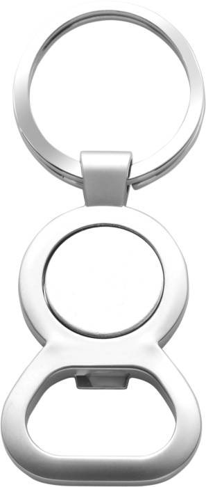 Kľúčenka, otvárač s držiakom žetónu 1 EUR /EMET/